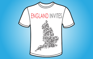 England Invites QR - koszulka